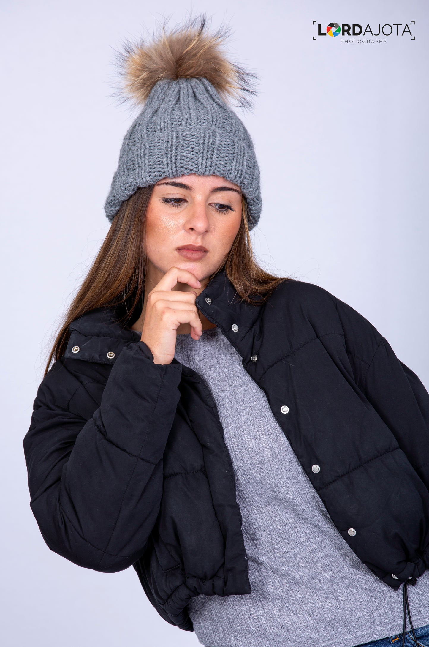 Gorro Canalé gris medio