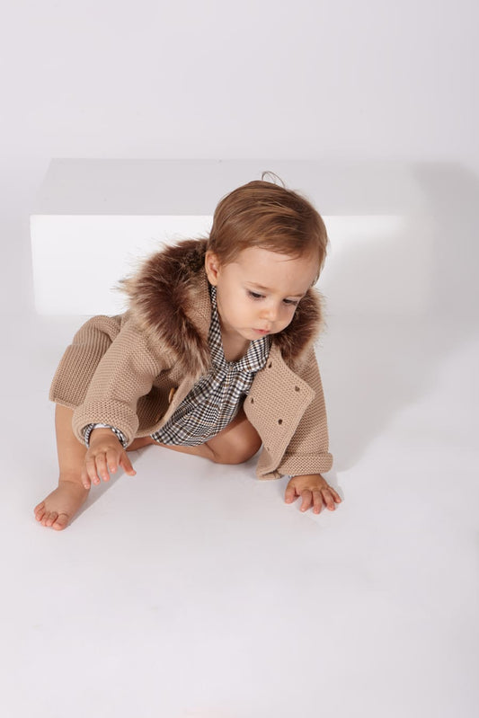 Chaqueta no handmade camel