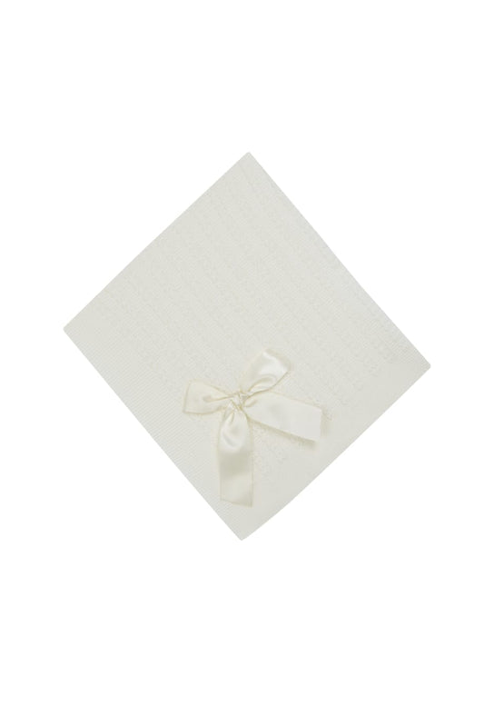 Manta bebe badic blanco nata